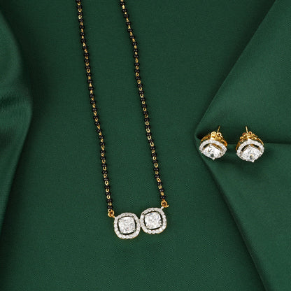 Calista Mangalsutra Chain With Earrings