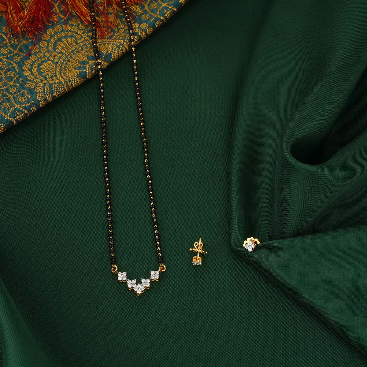 Fantacy Mangalsutra Chain With Earrings
