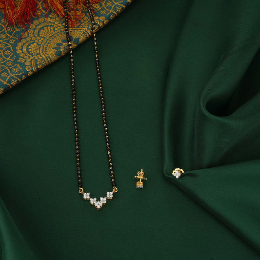 Fantacy Mangalsutra Chain With Earrings