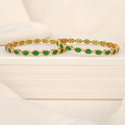 Vinith Stone Pair Bangles