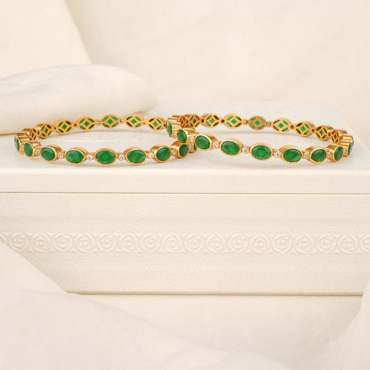 Vinith Stone Pair Bangles