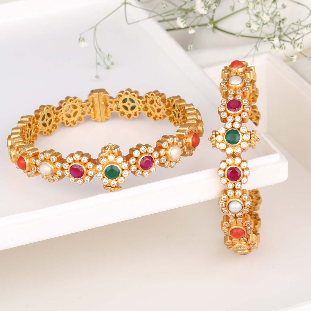 Kavika Navarathna Pair Bangles