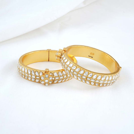 Snowy Pair Bangles