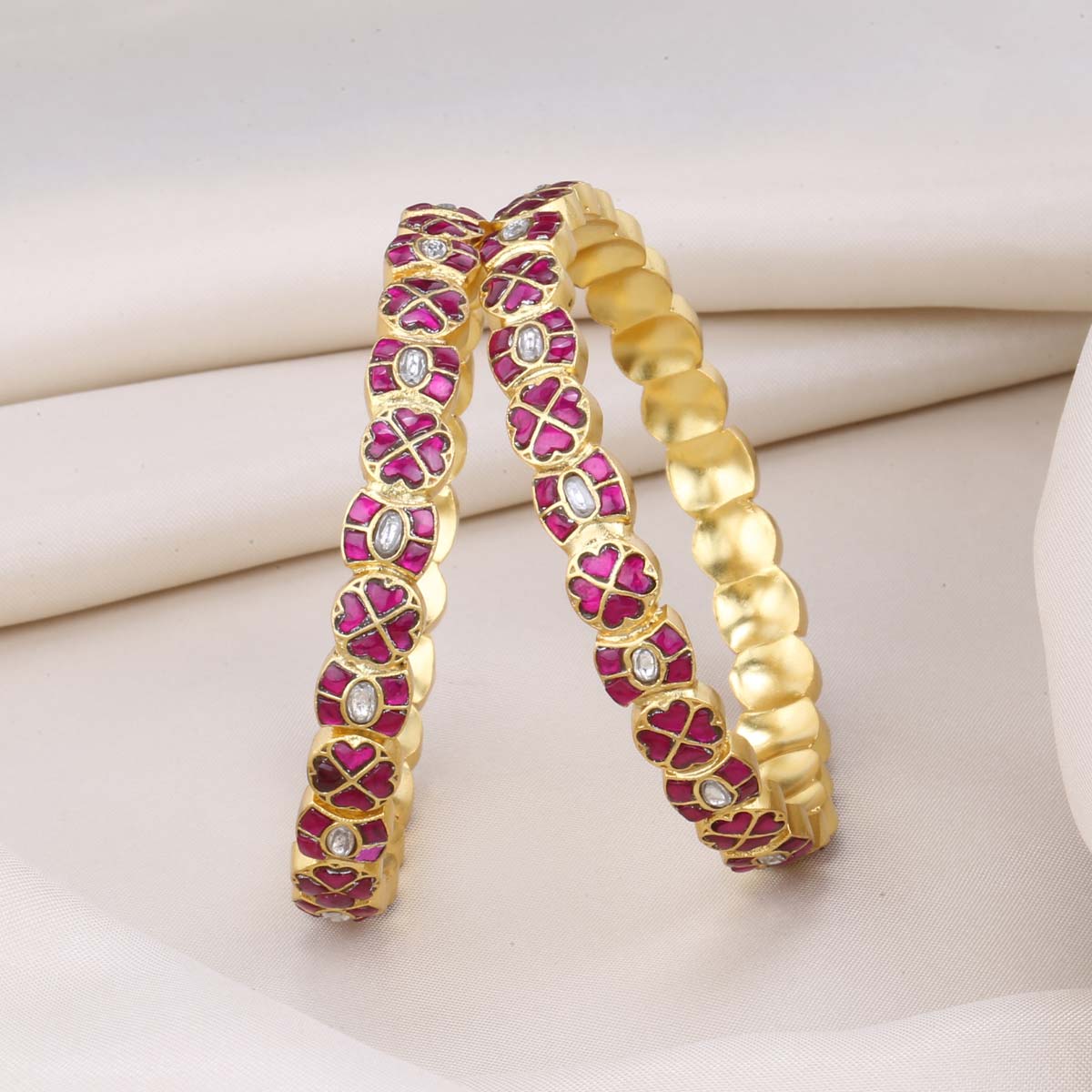 Deeksha Kundan Pair Bangle