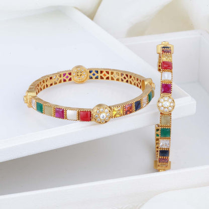 Nishtha Stone Pair Bangles
