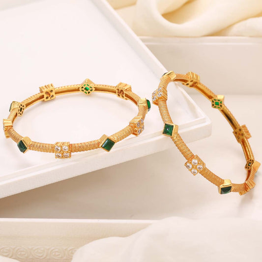 Prithika Stone Pair Bangles