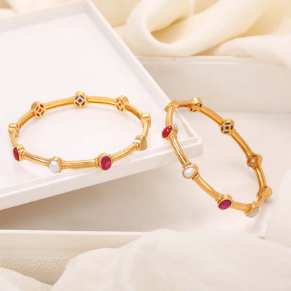 Ivana Stone Pair Bangles