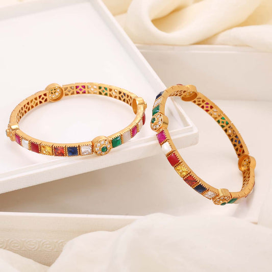 Yara Navarathna Pair Bangles