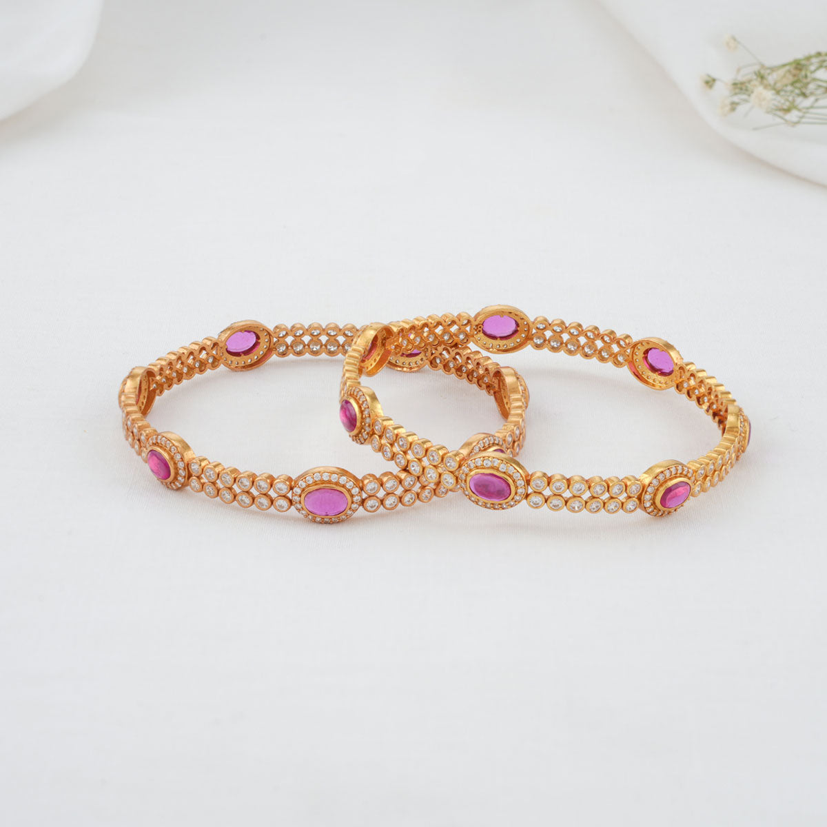Prisha Stone Pair Bangles