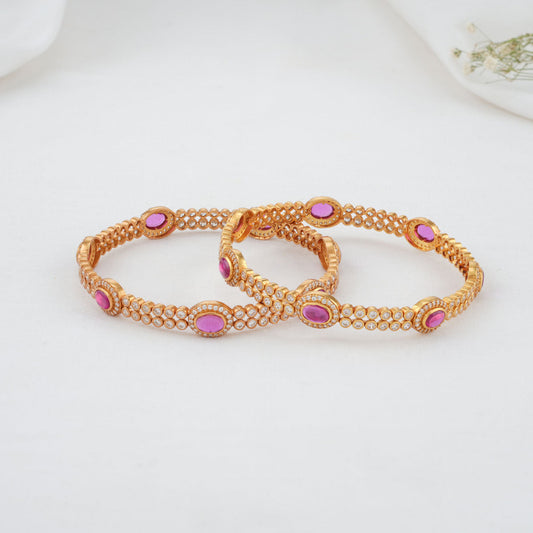 Prisha Stone Pair Bangles