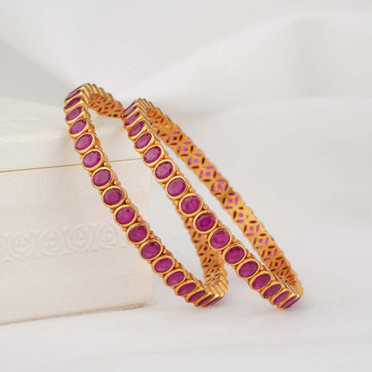 Vijila Stone Pair Bangles