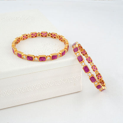 Baiza Stone Pair Bangles