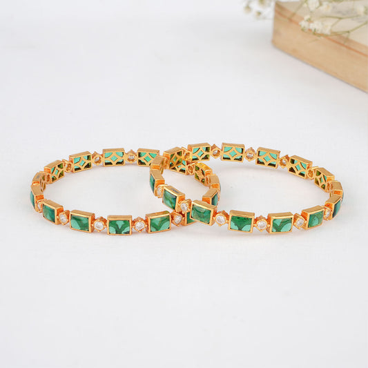 Pavika Stone Pair Bangles