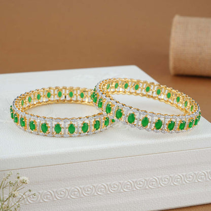 Rashina Diamond Design Bangles