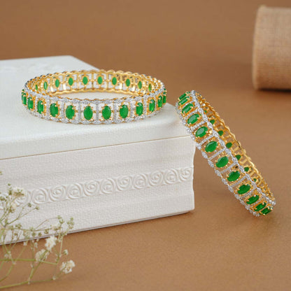 Rashina Diamond Design Bangles