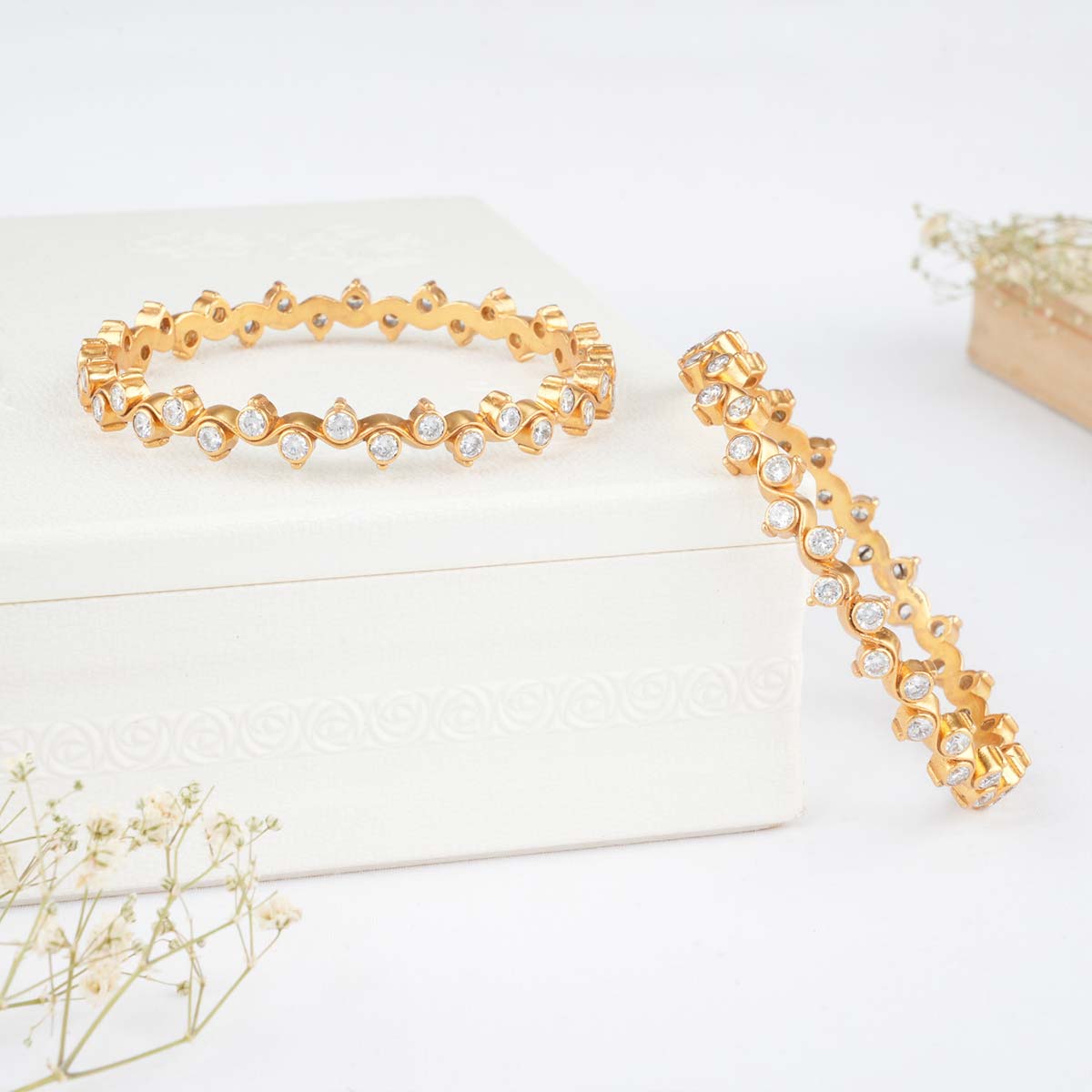 Mukita Stone Pair Bangles