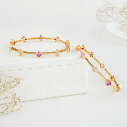 Ayini Stone Pair Bangles