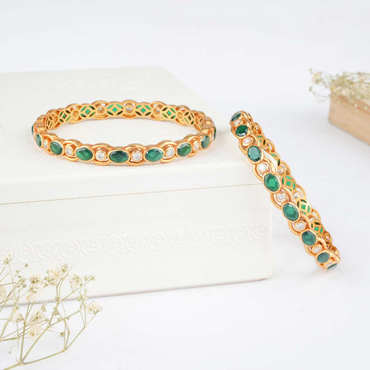 Srinika Stone Pair Bangles