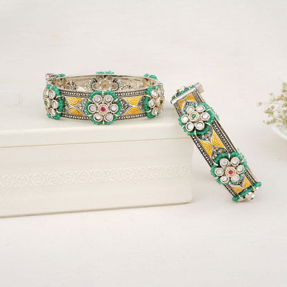 Zara Oxidised Pair Bangles