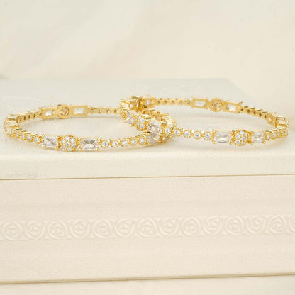 Kavanikha Stone Pair Bangles
