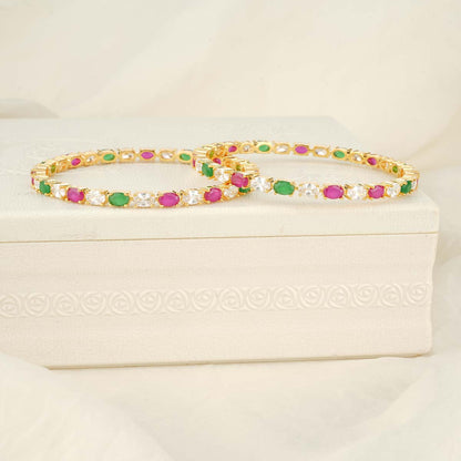 Vanisha Stone Pair Bangles