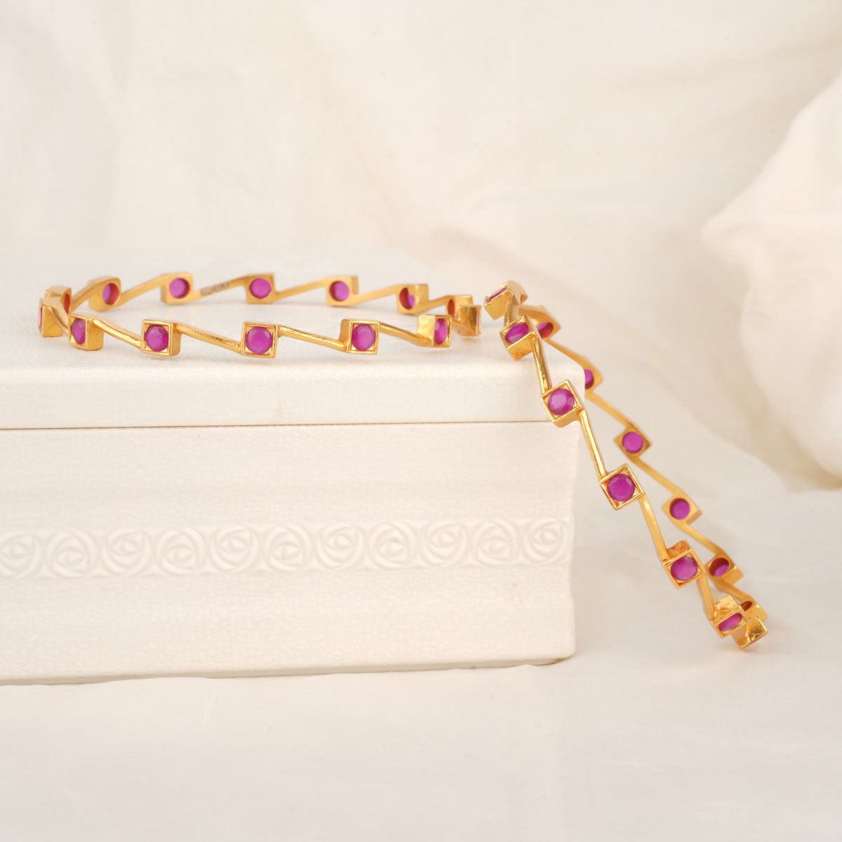 Josephine Stone Pair Bangles