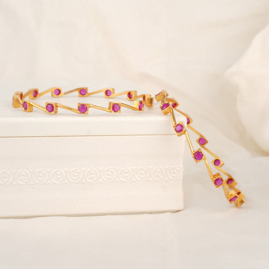 Josephine Stone Pair Bangles
