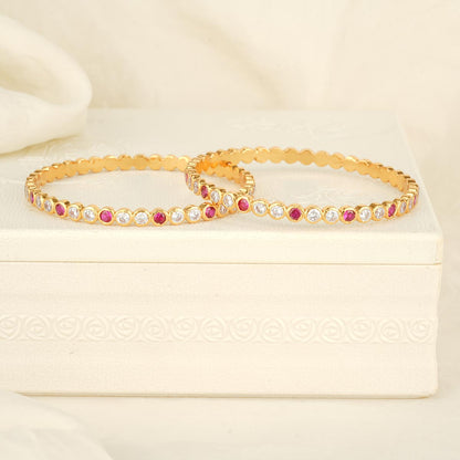 Jasvini Stone Pair Bangle