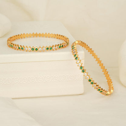 Narmata Stone Pair Bangle