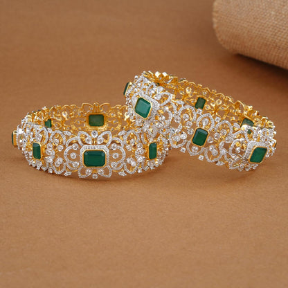 Samira Diamond Design Bangles