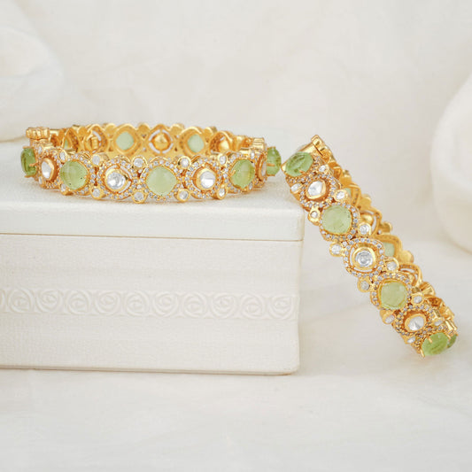 Facinate Moissanite Pair Bangles
