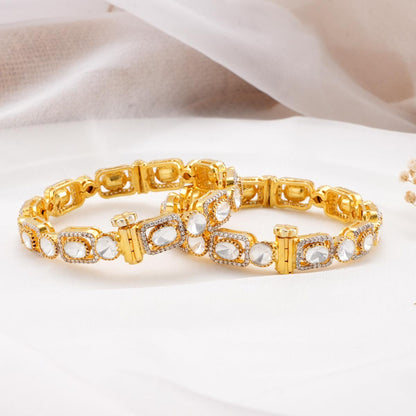 Yamitha Moissanite Pair Bangles