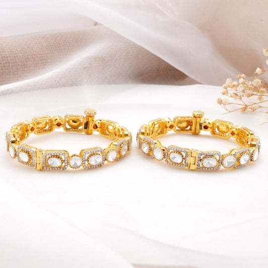 Yamitha Moissanite Pair Bangles