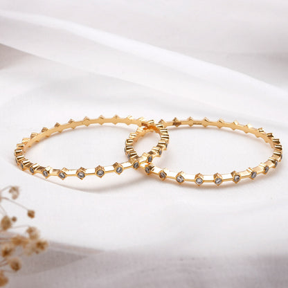 Larathika  Stone Pair Bangle