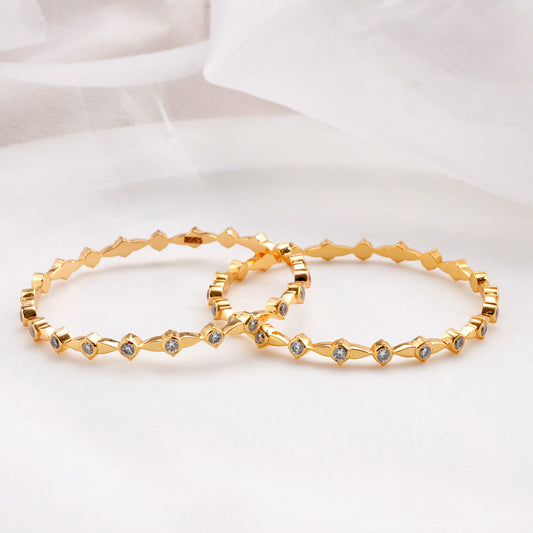 Parvathi Stone Pair Bangle