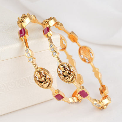 Lakshmika Diamond Design Pair Bangle