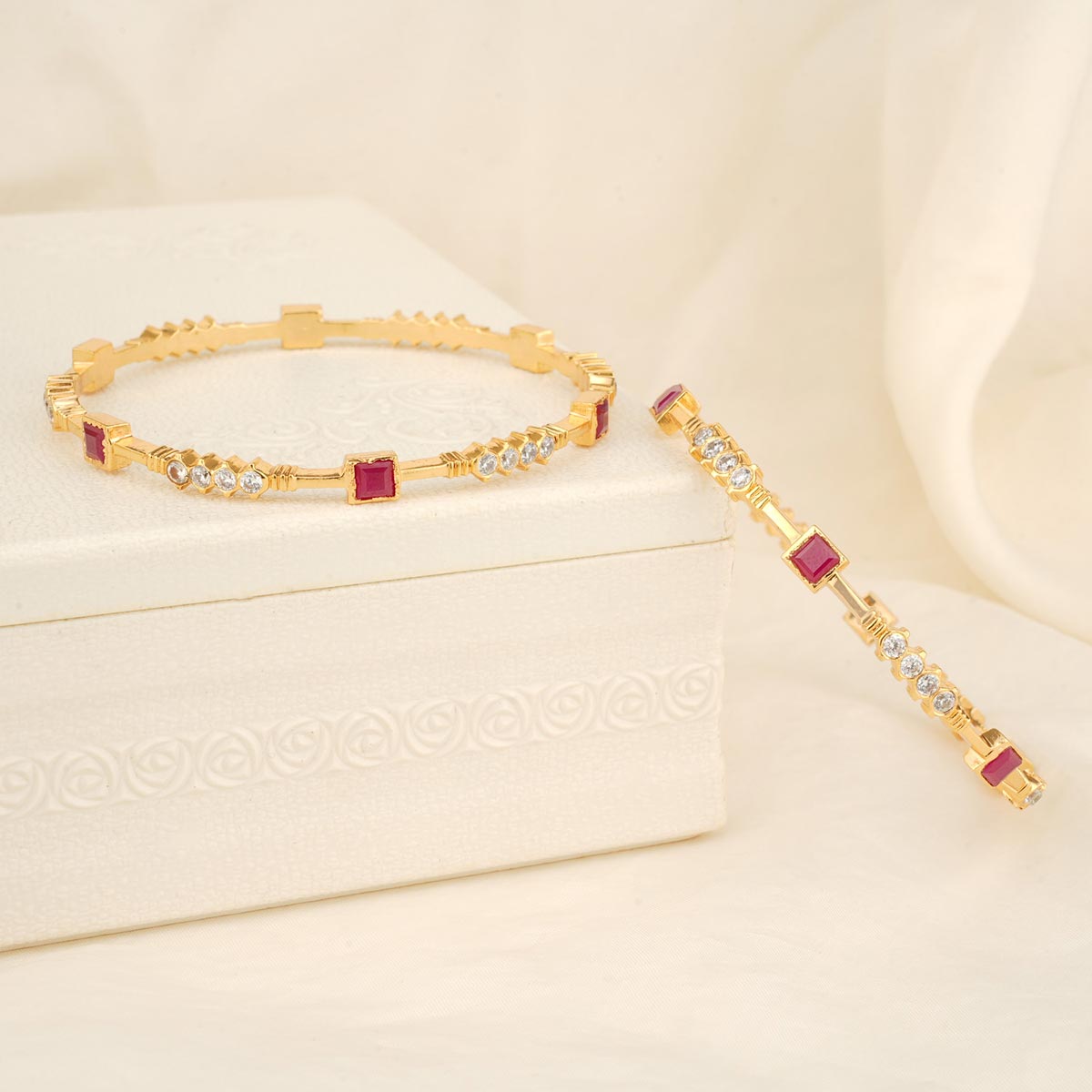 Amazing Stone Pair Bangle