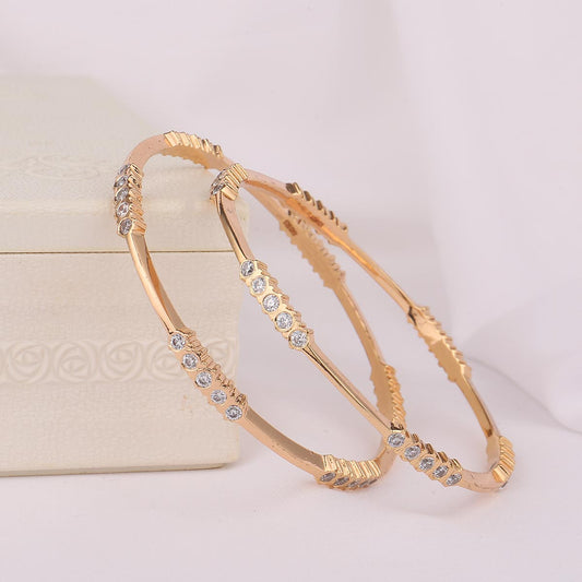 Rakshitha Diamond Design Pair Bangle