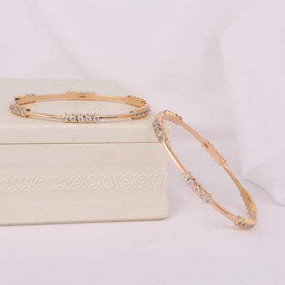 Rakshitha Diamond Design Pair Bangle
