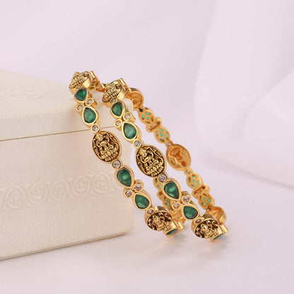 Lakshmi Stone Pair Bangle