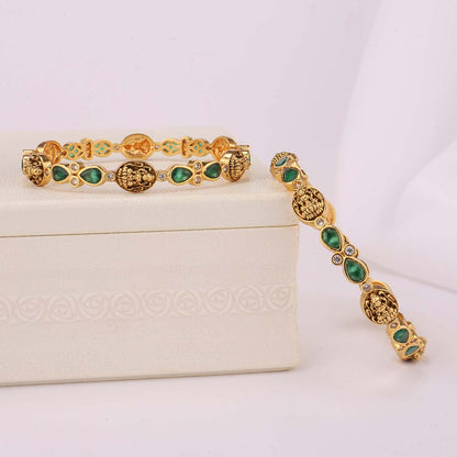 Lakshmi Stone Pair Bangle