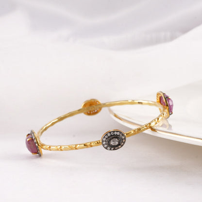Linen Victorian Single Bangle