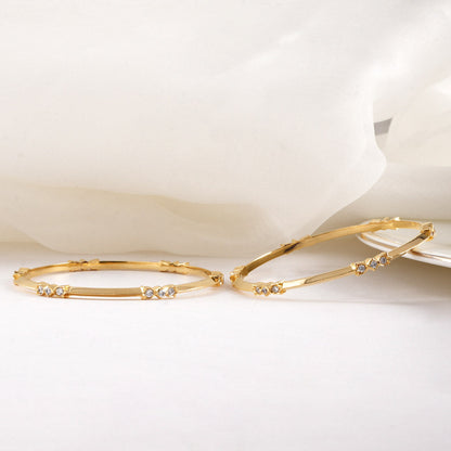 Radiant Stone Pair Bangle