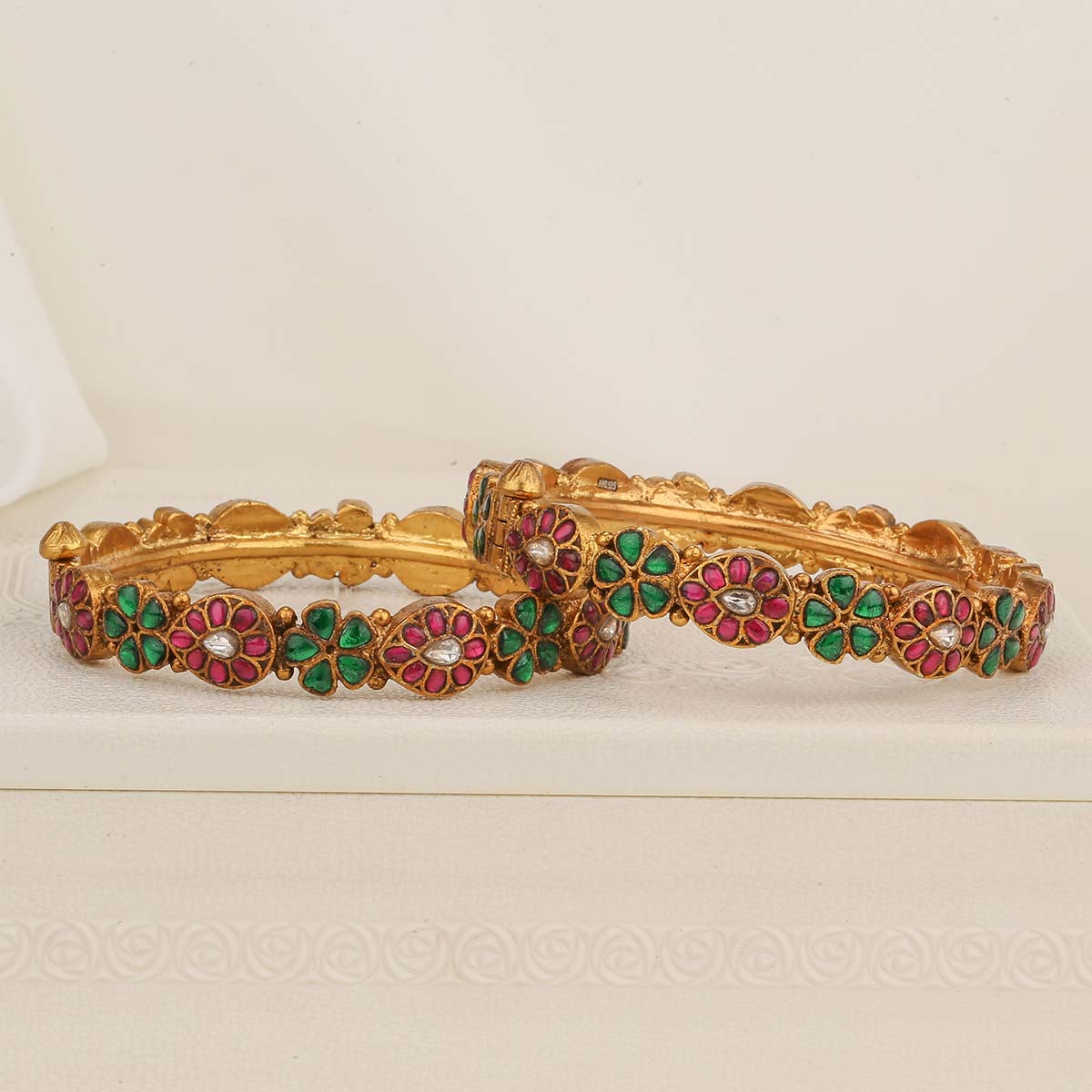 Colourful Nagas Pair Bangle