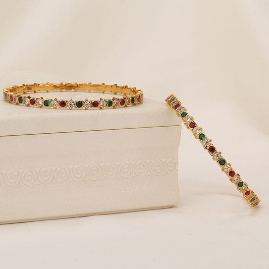 Charika Stone Pair Bangle