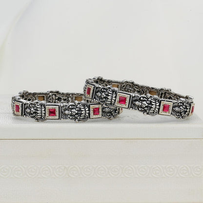 Dheekshi Oxidised Pair Bangles