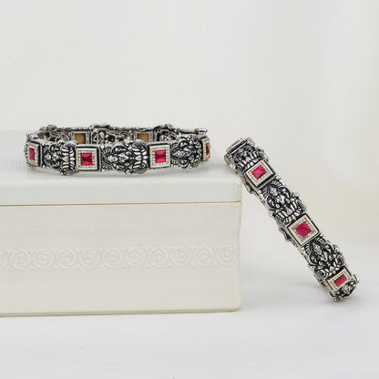 Dheekshi Oxidised Pair Bangles