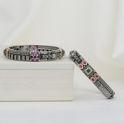 Elisha Oxidised Pair Bangles