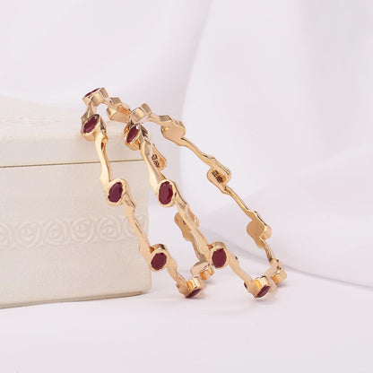 Aadhira Diamond Design Pair Bangle