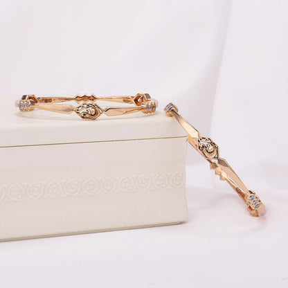 Anavi Diamond Design Pair Bangle